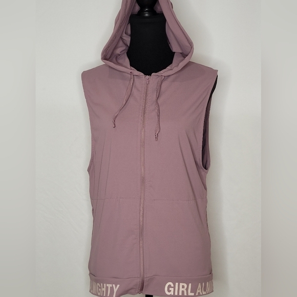 Fabletics Yukon Girl Almighty Sleeveless Full Zip Tunic Hoodie Vest - Size S - Picture 7 of 11